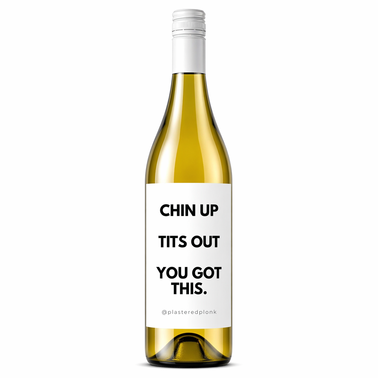 CHIN UP TITS OUT