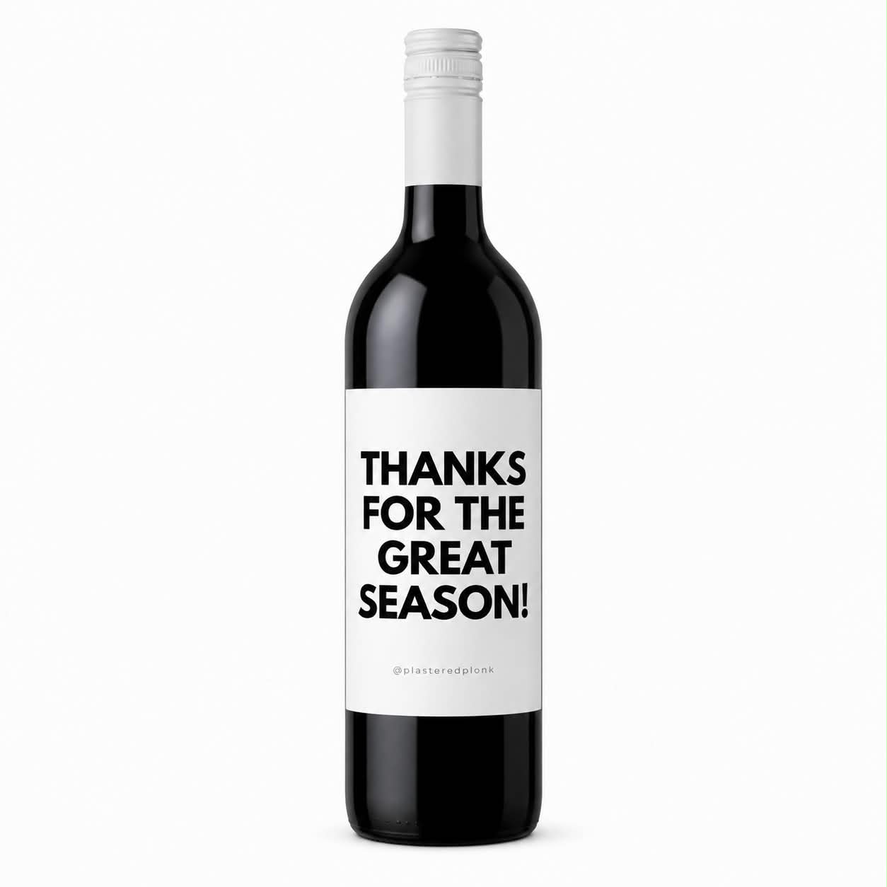 THANKS FOR THE GREAT SEASON